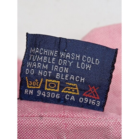 Ralph Lauren Mens Shirt  Sz 4 Pink Oxford Classic Fit Long Sleeve Button Down - Picture 12 of 12